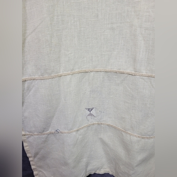 Vintage Sweet Jessie Yellow Linen Blend Maxi Dress Size XL Windmill Kite - Picture 5 of 7